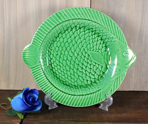 Ancienne assiette barbotine - en,