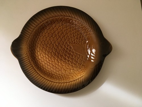 Assiette poisson sarreguemines - poisson,
