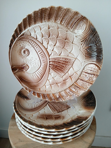 Assiettes poisson en - à,