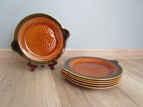 Assiettes poisson en - 6,