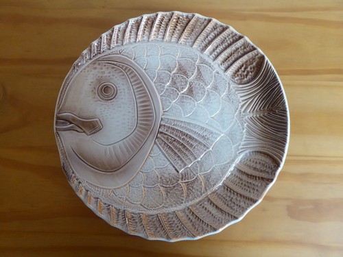 Assiette poisson sarreguemines - assiette,
